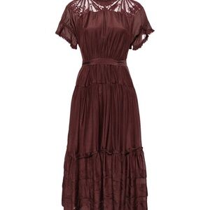 Ulla Johnson Fía Dress in Bordeaux